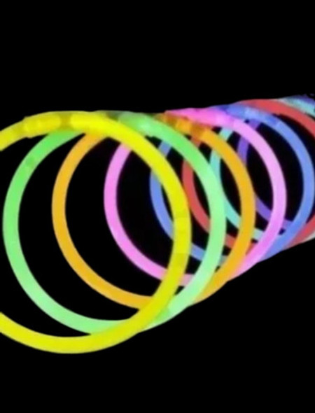 Pulseras X 50 Neon Luminosa Química Luz Cotillon Pulsera 0