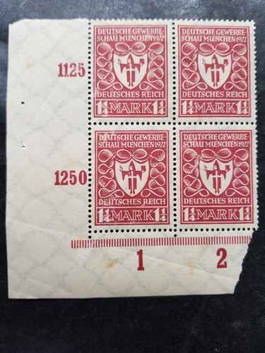 Estampilla Alemana Deutsches Reich. 1 1/4 Mark. 51801 0