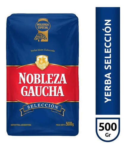 Yerba Nobleza Gaucha Azul 500 Grs X 8 Unidades 0