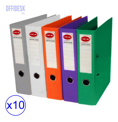 Bibliorato Carpeta Util-of A4 Pvc Lomo Ancho X 10 Unidades 1
