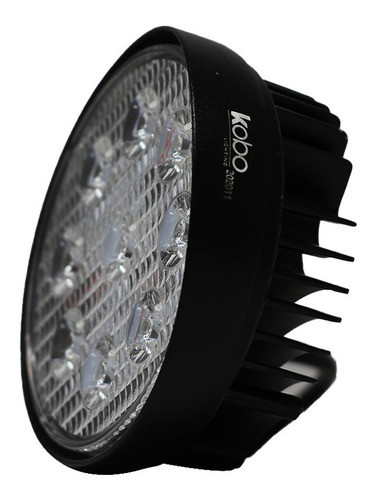 Faro Led 27w 9 Led Redondo Disipador Grande Agro Cuatri 4x4 1