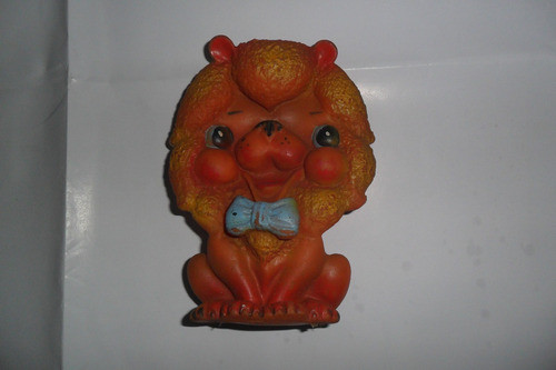 Leon Leoncito Juguete Retro Goma Con Chifle Animalito Juego 0
