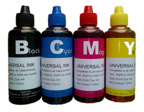 Tinta Universal Sistema Continuo Para Impresoras X Unidad 0