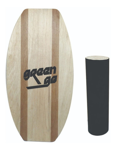 Balance Board Greengo Indoor Surf Y Rodillo De Madera Maciza 1