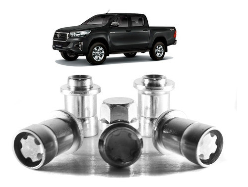 Tuercas Bulones De Seguridad Antirrobo P/ Toyota Hilux 0