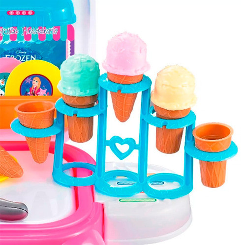 Fabrica De Helado Disney Frozen Banquito Convertible Mesa 1