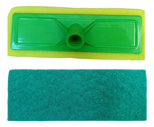 Esfregão Limpa Azulejo Piscina Com Cabo Kit 6 Unidades 1