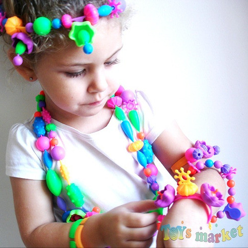 Look Mania 300 Mostacillas Collares Con Encastre Sin Hilo 1