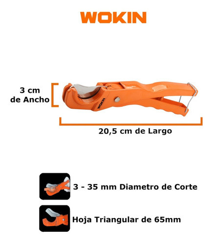 Corta Caños Tubo 210 Mm  Industrial Calidad Wokin 1