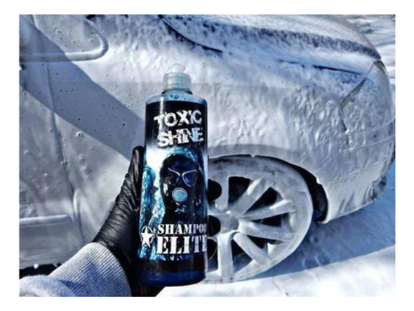 Kit Lavado Auto Completo Cera Shampoo Limpiador Toxic Shine 1