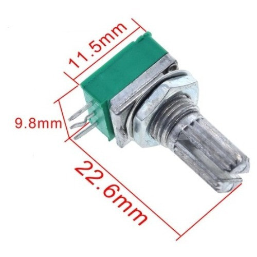 2 Potenciometro Simples B20k Mini 1