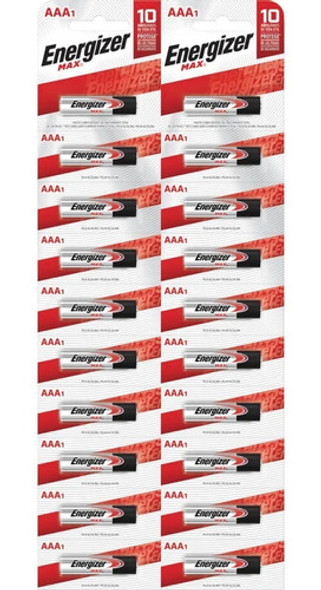 120 X Pilas Alcalinas Aaa Energizer Max Blisters San Martin 0