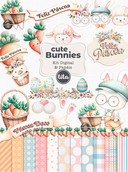 Kit Imagenes Png Clipart Pascua Conejos Huevos Acuarela Ti32 0