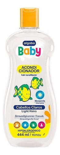 Acondicionador Algabo Bebe Cabellos Suaves 444 Ml ( Pack X 3 1