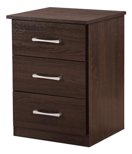 Glory Furniture Boston Mesita De Noche, Estándar, Wengué 0