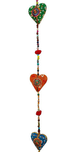 Rastogi Handicrtafts Puerta Colgante Decorativo Corazón De A 1