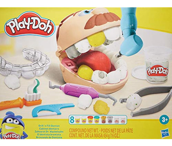 Play-doh Drill N Fill Dentist Toy Para Niños De 3 Años En Ad 1