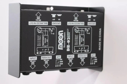 Caja Directa Estereo Moon Db02 Adapta Impedancias Fervanero 1