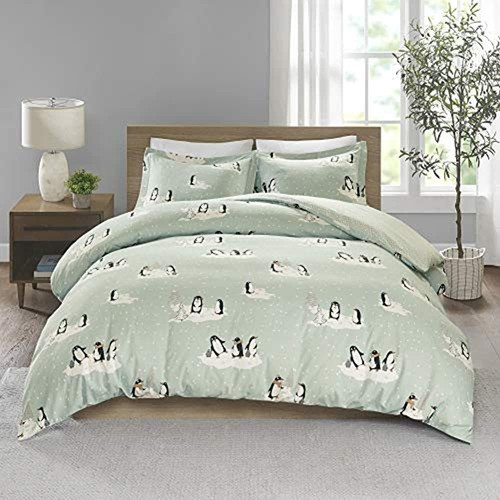 True North By Sleep Philosophy Cozy Flannel Duvet Cover 100% 1
