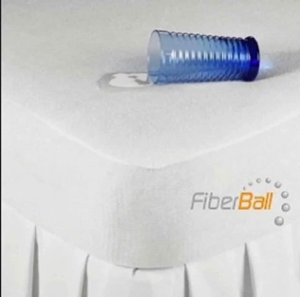 Cubre Colchón Impermeable Ajustable 140x190 Toalla Fiberball 0