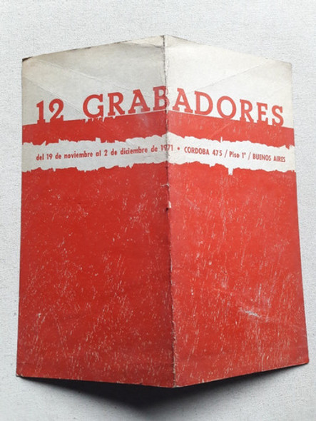 Catalogo Club De La Estampa Buenos Aires 12 Grabadores 1971 0
