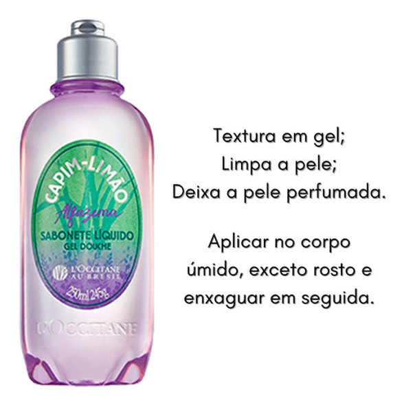Sabonete Líquido Capim Limão Alfazema 250ml Loccitane Au Br 1 Sabonete Líquido Capim Limão Alfazema 250ml Loccitane Au Br 1
