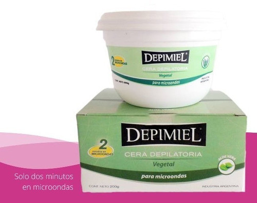 Depimiel Cera Depilatoria Sistema Español Microondas Vegetal 1