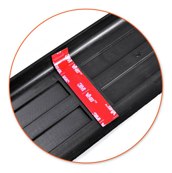 Soleira Porta Protetor Preto Rigida 4pc Ranger Dupla 2015 1
