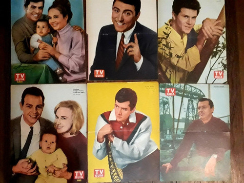 Lote 6 Láminas Revista Tv Guía Julio Sosa Leo Dan Palito Etc 0