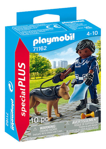 Playmobil 71162 Special Plus Policia Con Perro Rastreador 0
