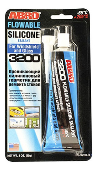 Sellador De Silicona Fluida X 85 Gr Marca Abro 0