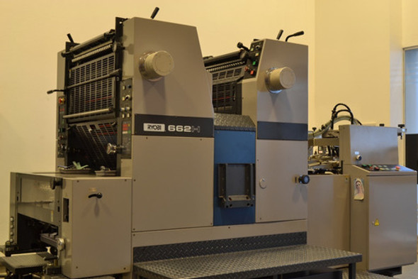 Offset 2 Col. Ryobi 662 H 660 X 508 Mm. Alcolor 1996 Offset 1