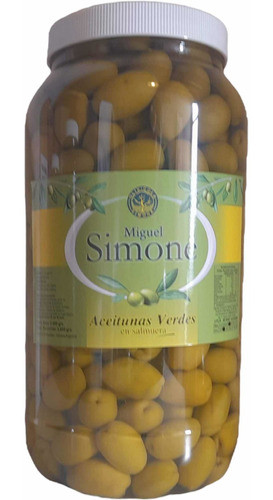 Aceitunas Verdes Arauco En Salmuera X 2 Kg Simone 0