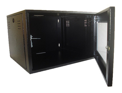 Mini Rack Parede Padrão 19'' 5u X 580mm Preto Rede Dados Voz 1