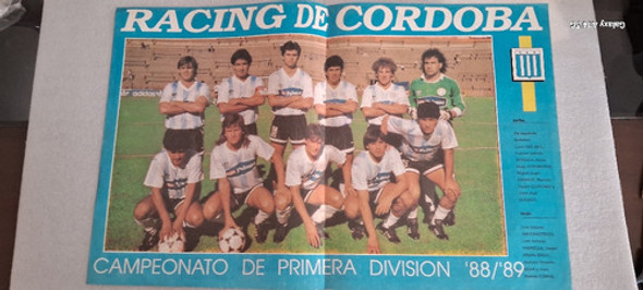Póster Racing De Córdoba 1988/89 Gigante 0