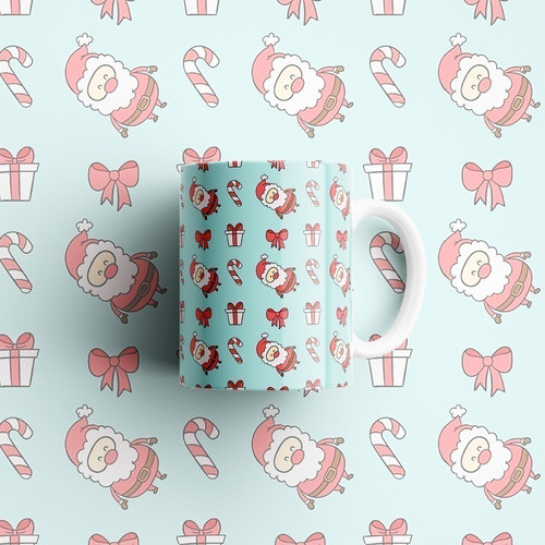Plantillas Sublimación Tazas Collage Navidad 0
