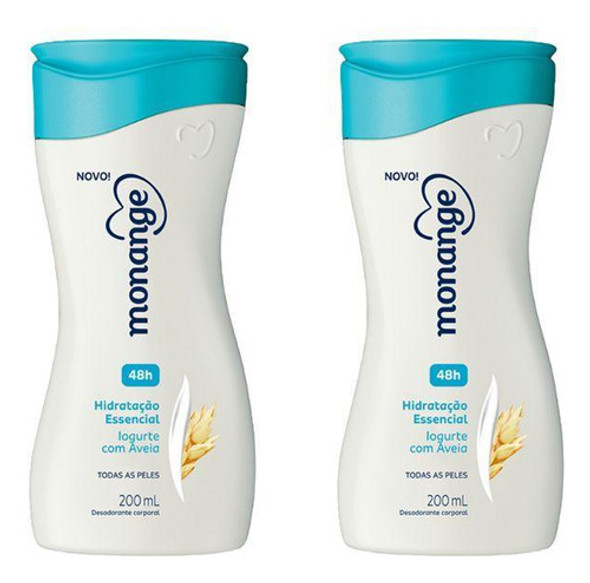 Kit 4 Hidratante Corporal Monange 200ml Iogurte Aveia 0 Kit 4 Hidratante Corporal Monange 200ml Iogurte Aveia 0