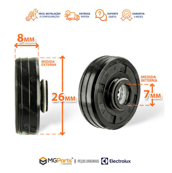 Retentor Do Motor Lava Louças Electrolux Le08 Ll08 Ll08 Lv08 1