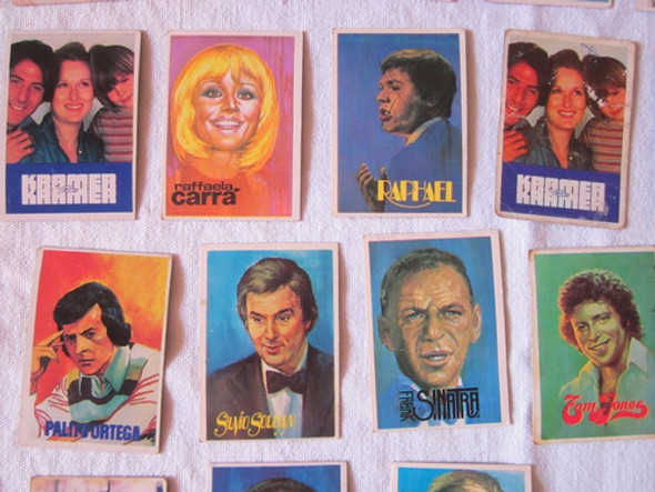 31 Figuritas De Album De Famosos 1