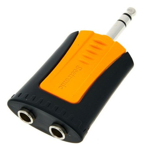 Adaptador 2 Plug 1/4  A Mini Plug 3.5  Mp3-2pm Seetronic 1