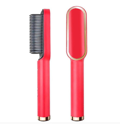 Cepillo Alisador Control De Temperatura Lacio Ondas, Rojo 0