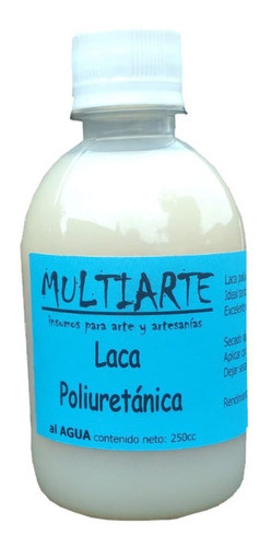 Laca Poliuretanica Al Agua Multiarte 250ml 0