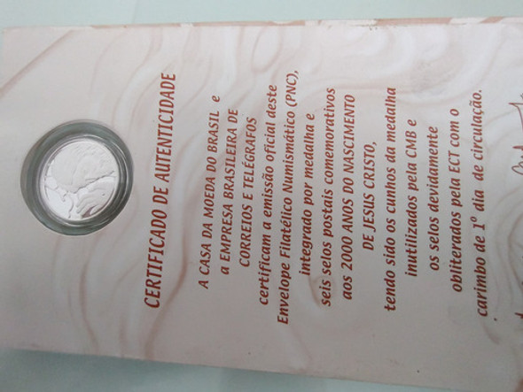 2000 Anos   Jesus Cristo Envelope Numismático 1