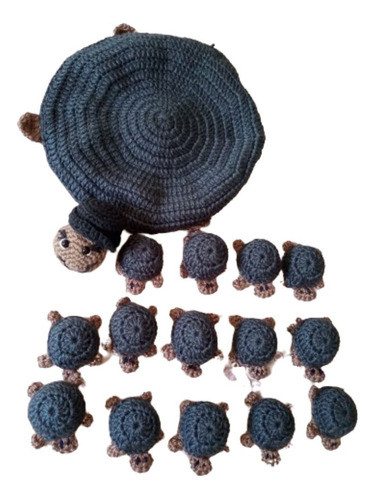 Juego Para La Memoria Tortuga Memotest Tejido 0