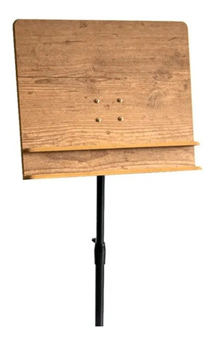 Suporte Para Partitura Saty 5050-m Madeira C/ Porta Batuta 0