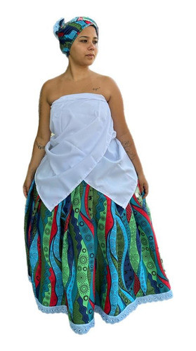 Saia Pano De Cabeça Oxossi\caboclo\ogum\yemanja Candomble 1
