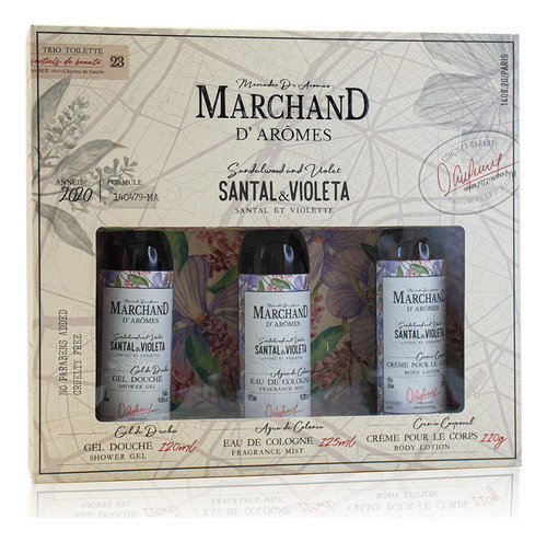 Perfume Marchand D' Arômes Santal & Violeta Edc 125ml Set 1