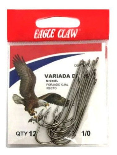 Anzuelos Eagle Claw 066n-1/0 (12 Unidades) 0