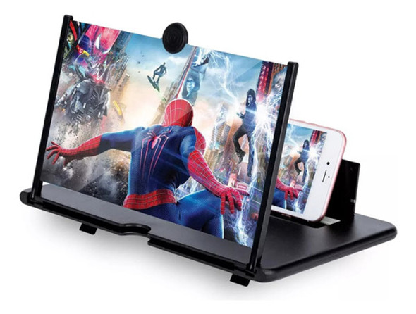Amplificador De Pantalla 12 Lupa Zoom Aumenta Tamaño Celular 0
