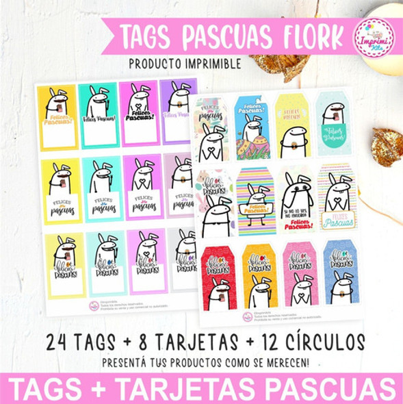 Tags Flork Pascuas Tarjetas Para Imprimir Stickers #2 1